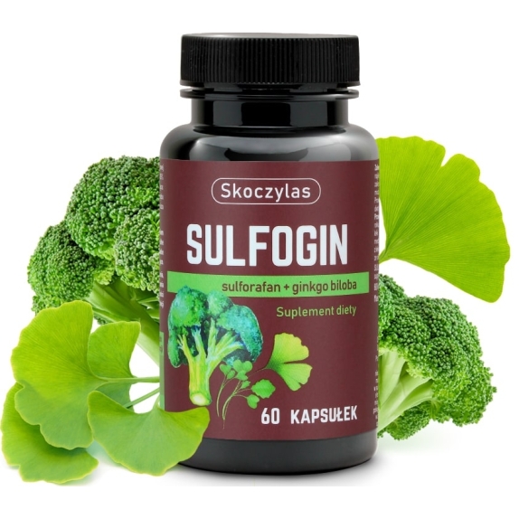 Sulfogin + ginkgo biloba 60 kapsułek Skoczylas cena 38,00zł