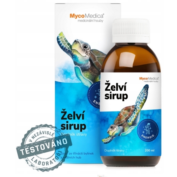 MycoMedica Żółwi syrop wzmacniający dla dzieci 200 ml  cena 12,15$