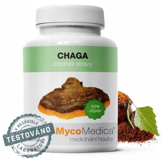 MycoMedica Chaga 90 kapsułek cena 145,00zł