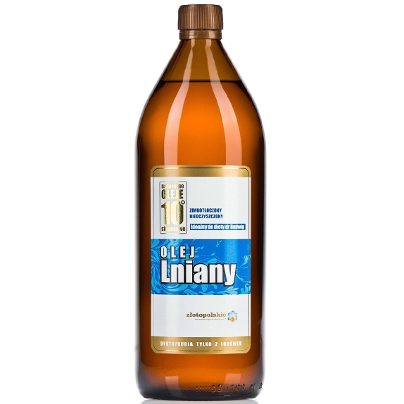 Olej lniany 500 ml BIO Złoto Polskie cena 33,35zł