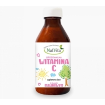 Natvita witamina C liposomalna smak malinowy płyn 150 ml 