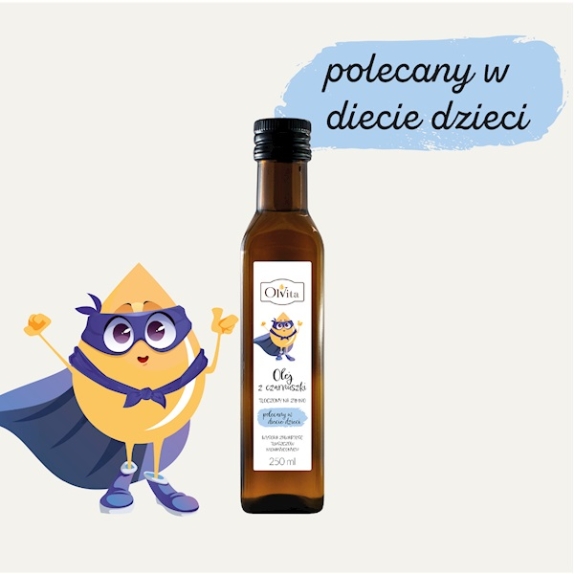 Olvita olej z czarnuszki dla dzieci 250 ml  cena 58,80zł