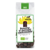Banany w surowej czekoladzie BIO 100 g Bio Planet