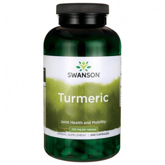Swanson turmeric 720 mg 240 kapsułek cena 52,90zł