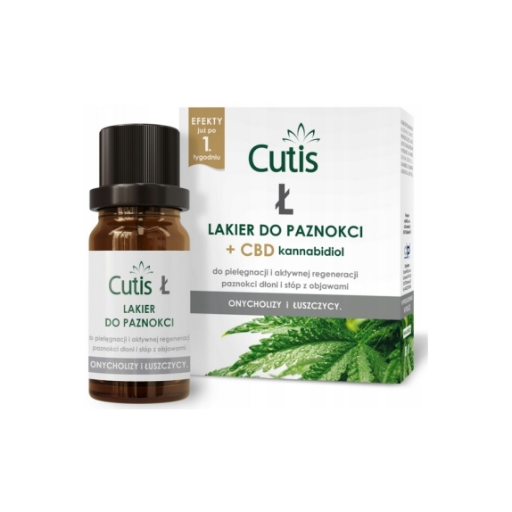 Cutis Ł - Łuszczyca lakier do paznokci + CBD 10 ml cena 59,99zł