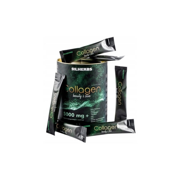 Solherbs Kolagen Beauty & Slim morski 30 saszetek cena 159,90zł