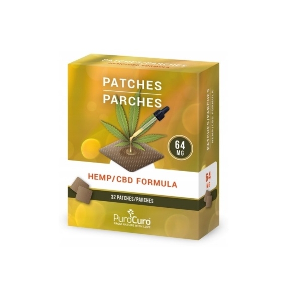 PuroCuro Plastry CBD 64mg plastry konopne 32sztuki cena 149,00zł