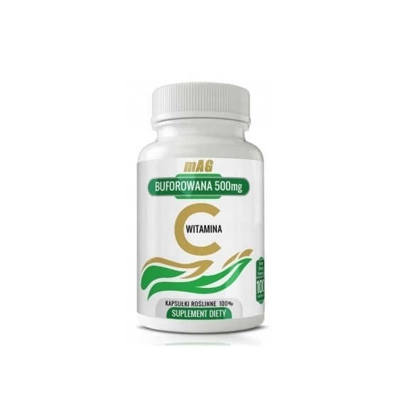 mAG Terapia Witamina C 500mg buforowana 100kapsułek cena 21,33$