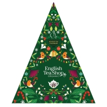 Kalendarz adwentowy herbatki piramidki Green Trangular BIO 25 saszetek English Tea Shop