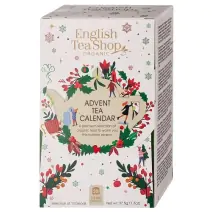 Kalendarz adwentowy z herbatkami Biały BIO 25 saszetek English Tea Shop cena 24,29zł