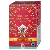 Herbata cejlońska świąteczna Fair Trade BIO 20 saszetek English Tea Shop