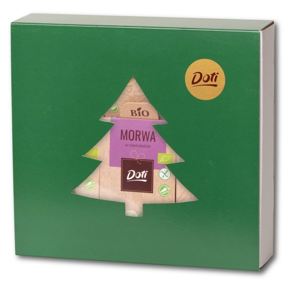 Zestaw czekoladek świątecznych choinka BIO 300 g Doti cena 43,95zł