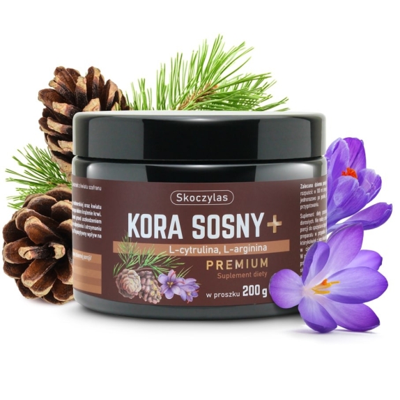 Kora sosny + L-cytrulina + L-arginina PREMIUM 200 g Skoczylas Marek cena €38,27