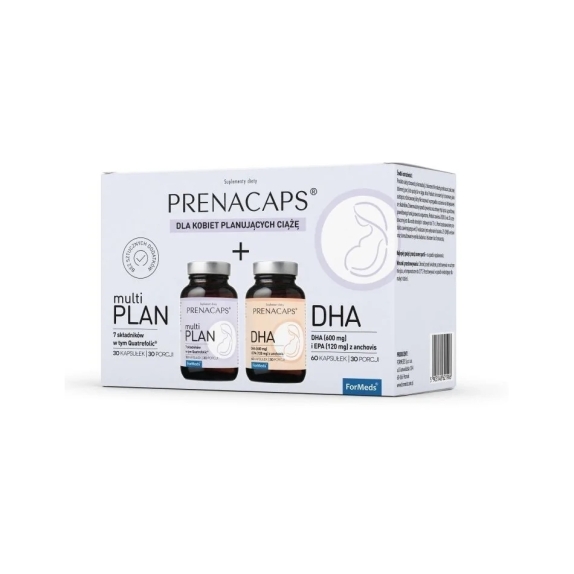 Formeds Prenacaps Multiplan+DHA (30+60kaspułek) cena €21,40