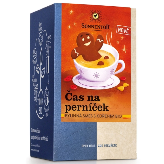 Herbatka korzenno - owocowa piernikowy czas BIO 18 saszetek Sonnentor cena 17,09zł