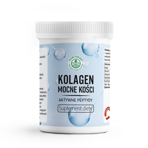 Kolagen mocne kości 76 g Raw Forest  cena 15,93$