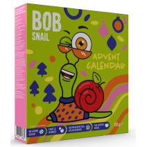 Kalendarz adwentowy przekąski i galaretki owocowe z zabawkami 135 g Bob Snail 