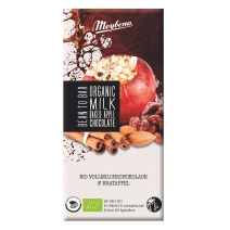 Czekolada mleczna " Pieczone jabłko " 100 g BIO Meybona 