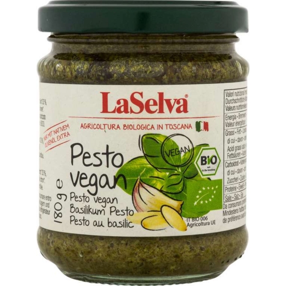 Pesto vegan BIO 180 g La Selva  cena 7,96$