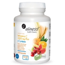 Aliness Witamina C 1000 mg Plus z Cynkiem 100 kapsułek