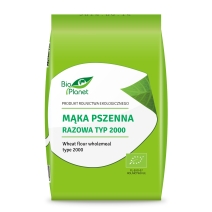 Mąka pszenna razowa typ 2000 1 kg BIO Bio Planet