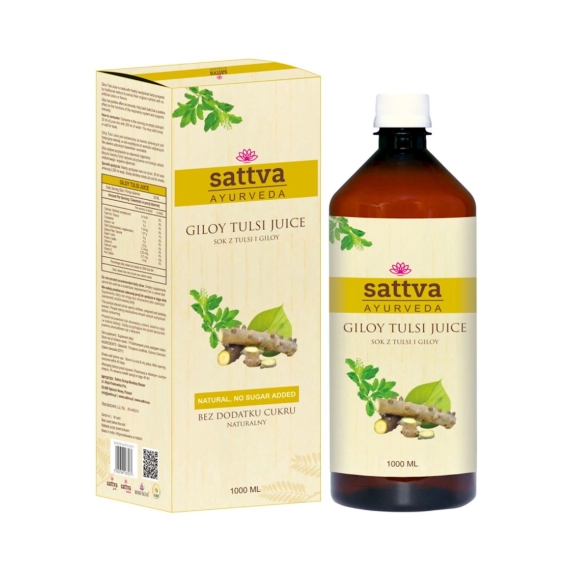 Sattva Sok z Tulsi i Giloy 1 L cena 37,19zł