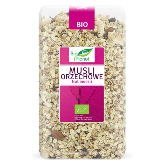 Musli orzechowe 600 g BIO Bio Planet cena 6,32$