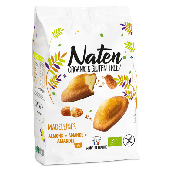 Ciastka z mgdałami bezglutenowe BIO 180 g Naten cena 4,41$