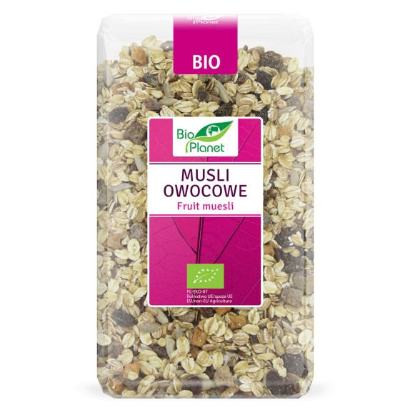 Musli owocowe 600 g BIO Bio Planet cena 4,88$