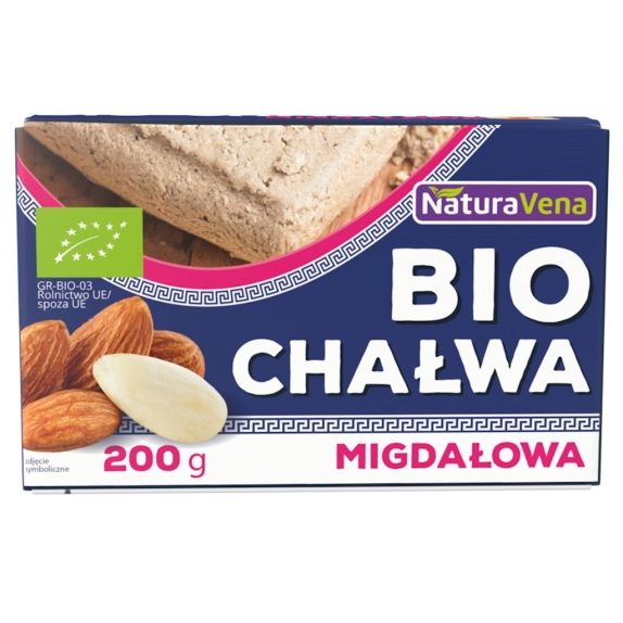 Chałwa z migdałami BIO 200 g Naturavena cena 24,45zł