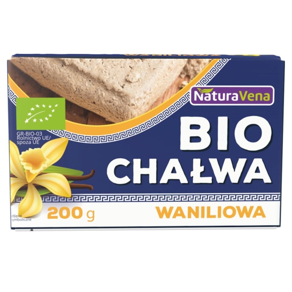 Chałwa o smaku waniliowym BIO 200 g Naturavena cena 23,45zł