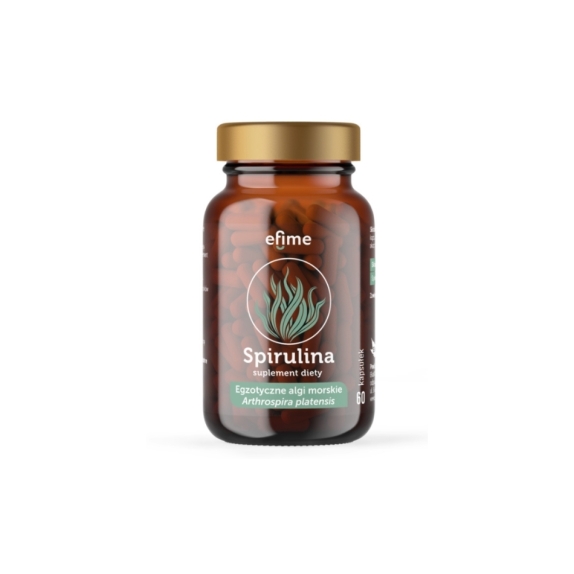 efime Spirulina 60kapsułek Ekamedica PROMOCJA cena 5,67$