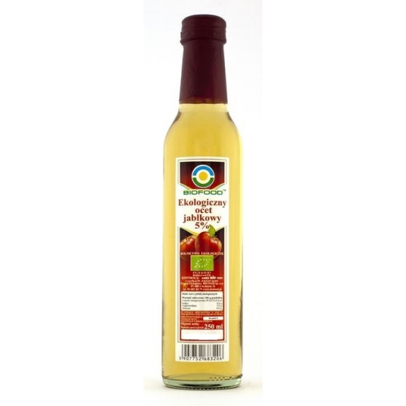 Ocet jabłkowy niefiltrowany 250 ml BIO Bio Food cena 9,65zł