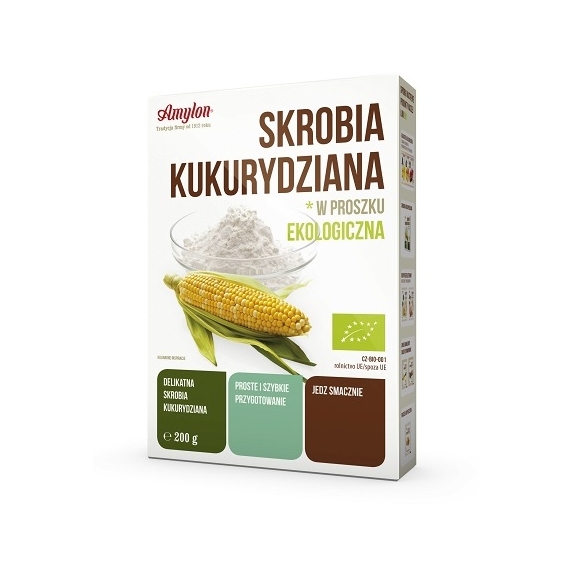 Skrobia kukurydziana 200 g BIO Amylon cena 1,73$