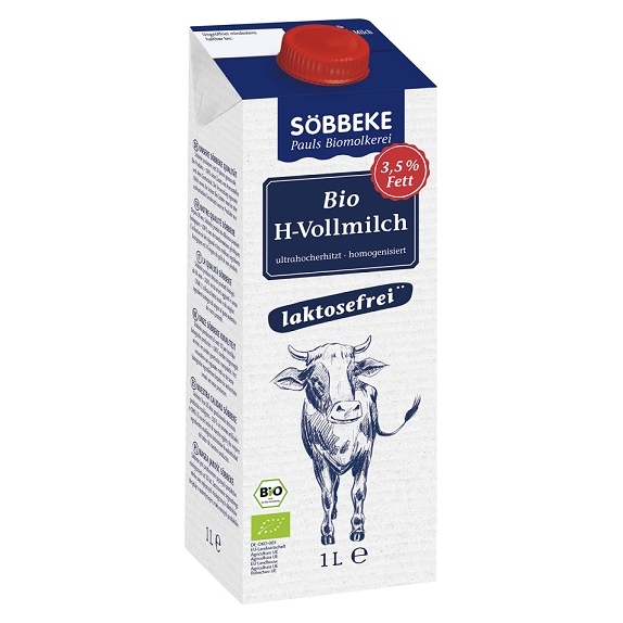 Mleko bez laktozy 3,5% 1l BIO Sobbeke cena 14,20zł