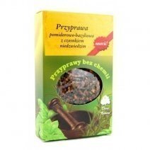 Przyprawa pomidorowo-bazyliowa z czosnkiem niedźwiedzim 40 g Dary Natury data ważności 01.12.2025 PROMOCJA! cena 8,50zł