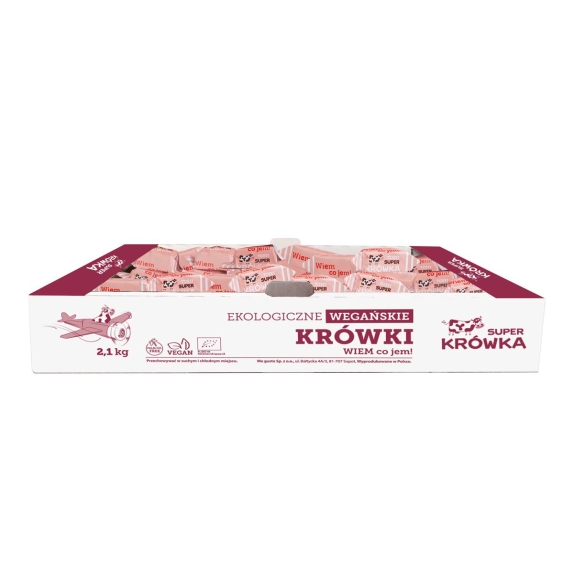 Krówki o smaku toffi bezmleczne bezglutenowe BIO 2,1 kg Me Gusto cena 145,09zł