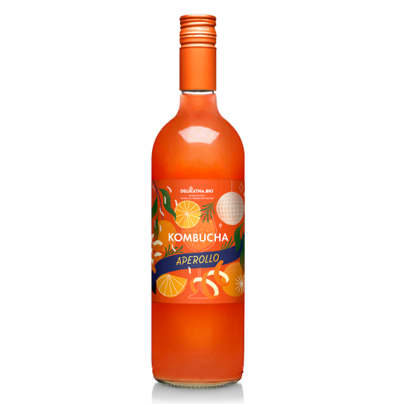 Kombucha Aperollo BIO 700 ml Delikatna (Zakwasownia) cena 8,19$