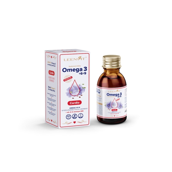 Leenvit Olej Omega 3,6,9 Cardio 125 ml cena 13,31$