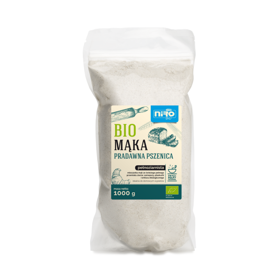 Mąka pradawna pszenica BIO 1 kg Niro cena 19,05zł