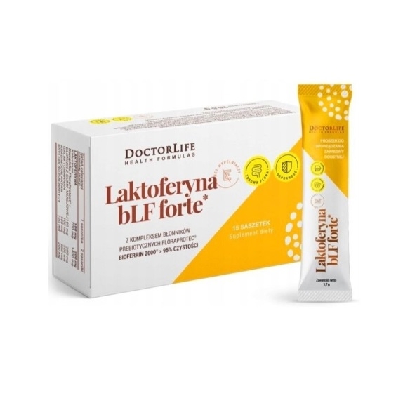 Doctor Life Laktoferyna Forte 15 saszetek cena 43,90zł