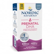 Nordic Naturals Prenatal DHA 830 + D3 bezsmakowy 90 kapsułek