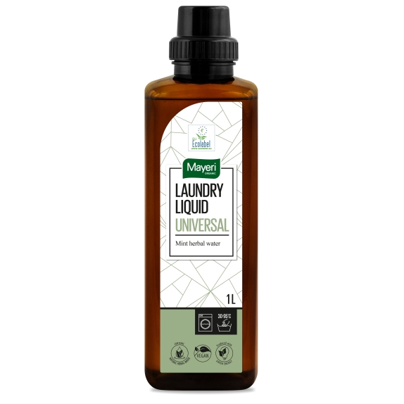 Mayeri płyn do prania z wodą miętową rabarbar jabłko uniwersal 1 litr cena 27,35zł