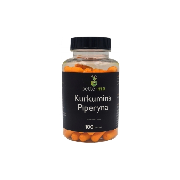  BetterMe Kurkuma i piperyna 100 kapsułek cena €9,72