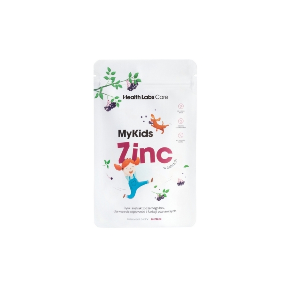 Health Labs MyKids Zinc cynk dla dzieci 60 żelek cena 17,50$