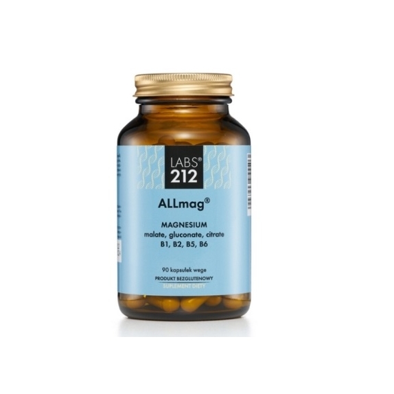 LABS212 ALLmag Magnesium 90 kapsułek cena 89,00zł