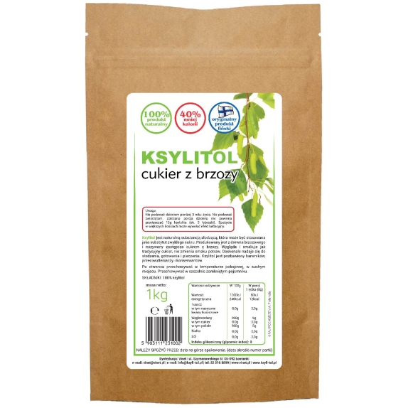 Ksylitol fiński 1 kg Danisco cena 45,00zł