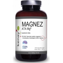 Kenay Magnez ATA Mg (taurynian acetylu magnezu) 300 kapsułek