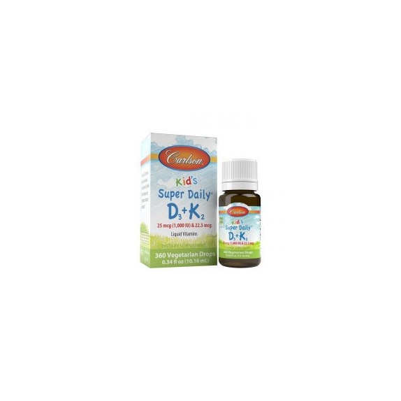 Carlson Kid's Super Daily D3+K2 10 ml data ważności 09.2024 PROMOCJA! cena €25,36