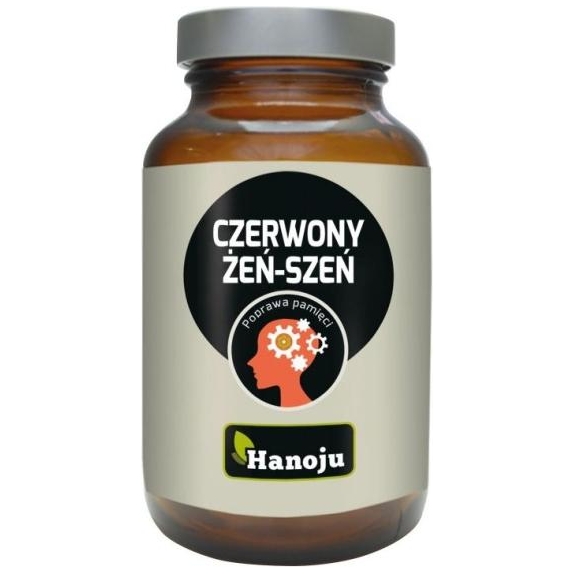 Hanoju Czerwony Żeń-szeń ekstrakt 450 mg 60 kapsułek cena €17,18